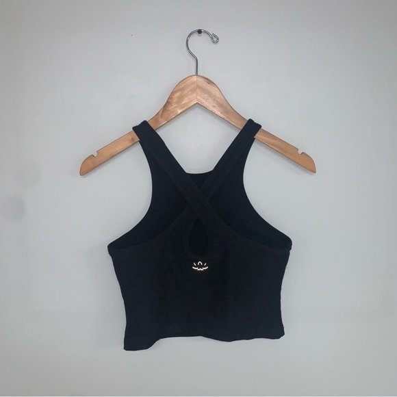 Beyond Yoga Spacedye Studio Cropped Tank Halter Longline Sports Bra Size Small - Picture 10 of 13